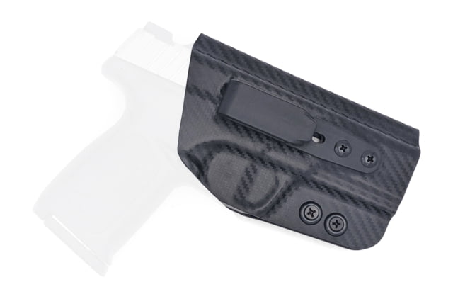 Rounded Tuckable IWB KYDEX Holster Smith & Wesson SD9VE/SD40VE Right Hand Carbon Fiber Black CEB000207 - Rounded