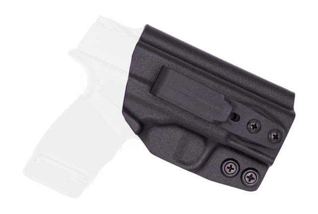 Rounded Tuckable IWB KYDEX Holster Springfield Hellcat Right Hand Black - Rounded