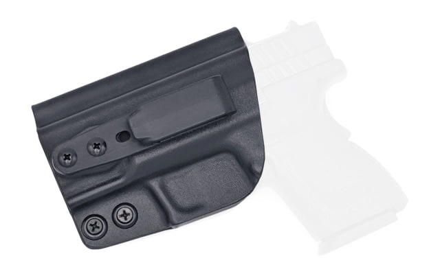 Rounded Tuckable IWB KYDEX Holster Springfield XD 3in Sub-Compact Left Hand Black - Rounded