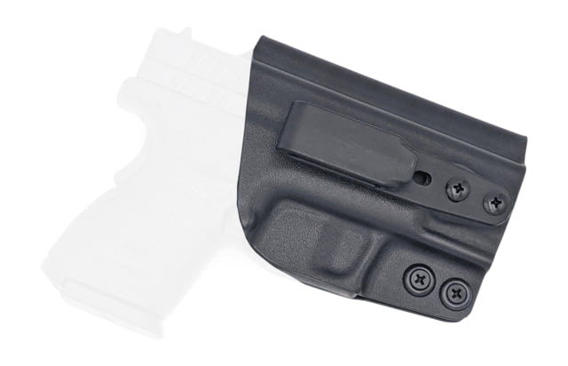 Rounded Tuckable IWB KYDEX Holster Springfield XD 3in Sub-Compact Right Hand Black - Rounded