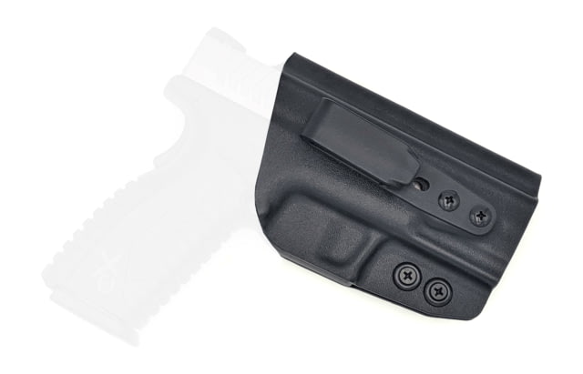 Rounded Tuckable IWB KYDEX Holster Springfield XD-M 3.8in 9MM Right Hand Black CEB000238 - Rounded