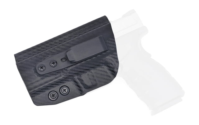 Rounded Tuckable IWB KYDEX Holster Springfield XD MOD.2 3.3in 45 ACP Sub-Compact Left Hand Carbon Fiber Black CEB000345 - Rounded