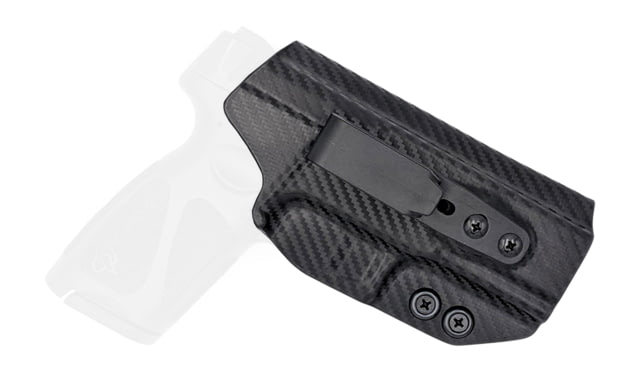 Rounded Tuckable IWB KYDEX Holster Taurus G3 Ambidextrous Carbon Fiber - Rounded