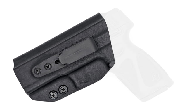 Rounded Tuckable IWB KYDEX Holster Taurus G3 Left Hand Black - Rounded