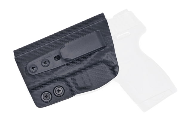 Rounded Tuckable IWB KYDEX Holster Taurus GX4 Right Hand Carbon Fiber - Rounded