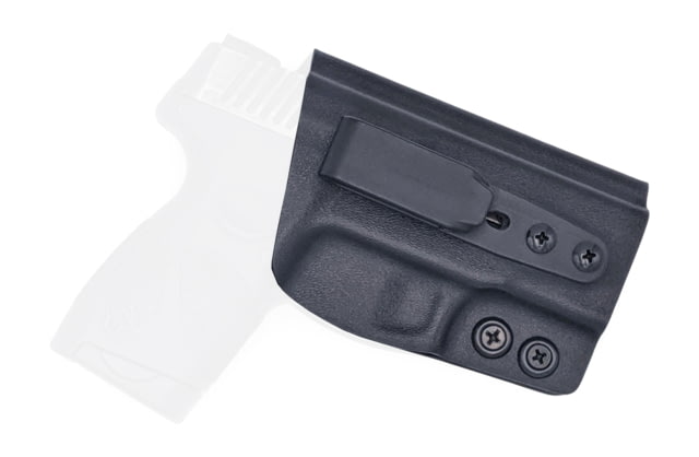 Rounded Tuckable IWB KYDEX Holster Taurus GX4 AMBI Black - Rounded