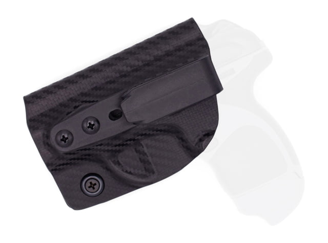 Rounded Tuckable IWB KYDEX Holster Taurus Spectrum Left Hand Carbon Fiber - Rounded