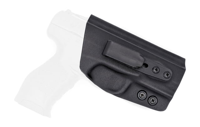 Rounded Tuckable IWB KYDEX Holster Walther Creed Right Hand Black - Rounded
