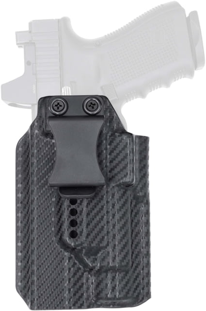 Rounded Weapon Mounted Light Holster for Streamlight TLR-1 Left Carbon Fiber - Rounded