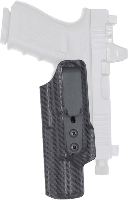 Rounded Weapon Mounted Light Holster for Surefire X300UA/B Ambidextrous Carbon Fiber - Rounded
