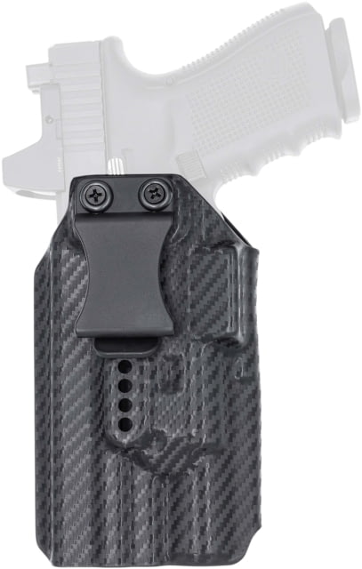 Rounded Weapon Mounted Light Holster for Surefire X300UA/B Left Carbon Fiber - Rounded