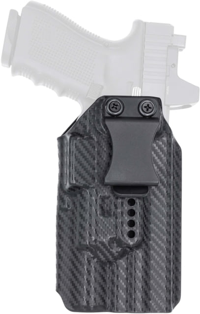 Rounded Weapon Mounted Light Holster for Surefire X300UA/B Right Carbon Fiber - Rounded