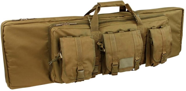Condor Outdoor 36in Double Rifle Case Coyote Brown - Condor Outdoor