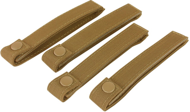 Condor Outdoor 6in Mod Straps 4 Pcs / Pack Coyote Brown - Condor Outdoor