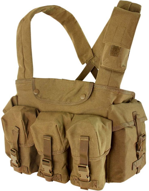 Condor Outdoor 7 Pocket Chest Rig Coyote Brown - Condor Outdoor