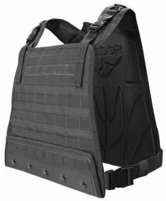Condor Outdoor Compact Plate Carrier Black M-XL Adjustable - Condor Outdoor