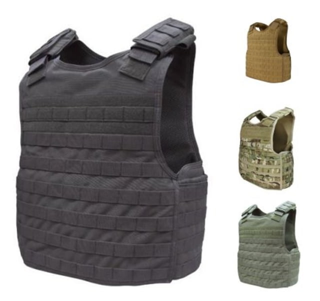 Condor Outdoor Defender Plate Carrier, Black, Adjustable M-XXL DFPC-002 by USA Condor Outdoor Bulletproof Vests Plate Carriers