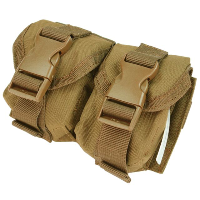Condor Outdoor Double Frag Grenade Pouch Coyote Brown - Condor Outdoor
