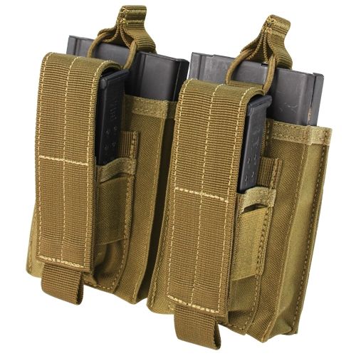 Condor Outdoor Double Kangaroo M14 Mag Pouch Coyote Brown - Condor Outdoor
