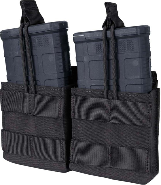 Condor Outdoor Double M14 Open Top Mag Pouch Black - Condor Outdoor