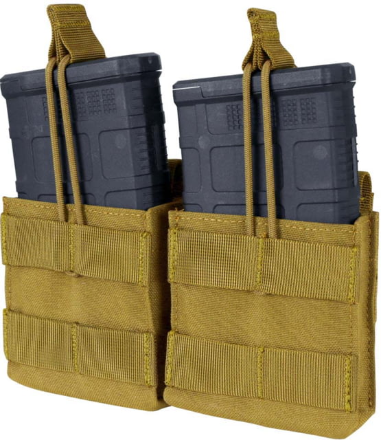 Condor Outdoor Double M14 Open Top Mag Pouch Coyote Brown - Condor Outdoor