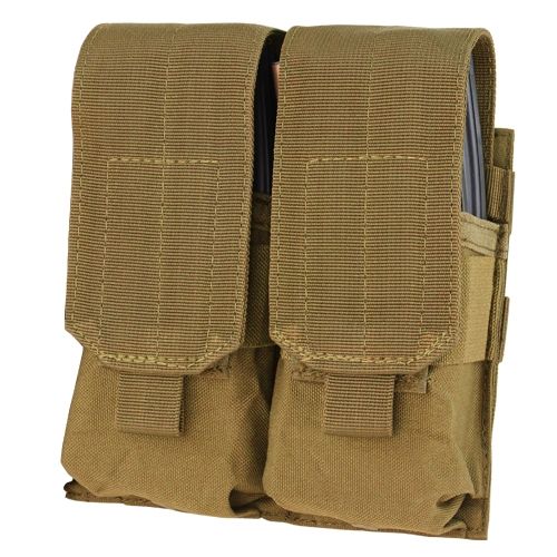 Condor Outdoor Double M4 Mag Pouch Coyote Brown - Condor Outdoor