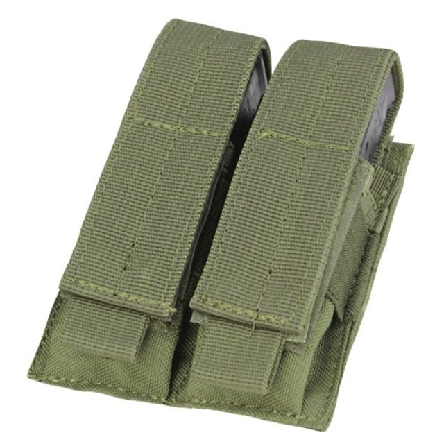 Condor Double Pistol Mag Pouch, Olive Drab, MA23-001