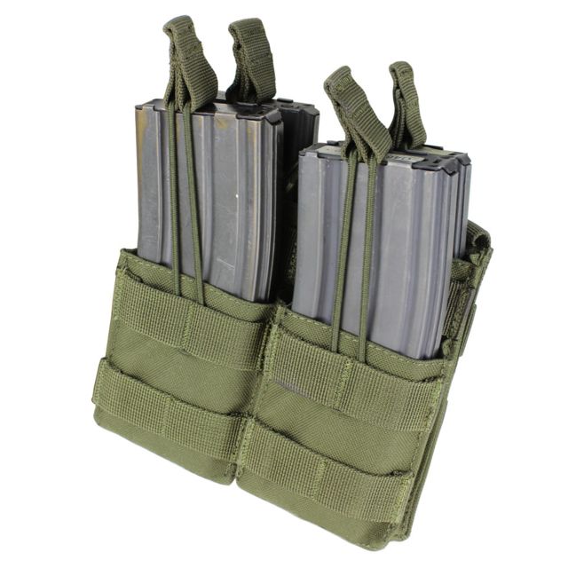 Condor Outdoor Double Stacker M4 Mag Pouch Olive Drab - Condor Outdoor