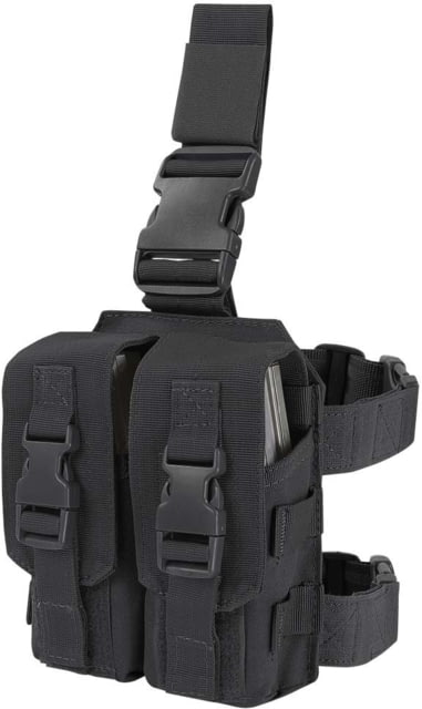 Condor Outdoor Drop Leg M4 Mag Pouch Black - Condor Outdoor