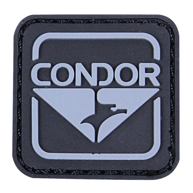 Condor Outdoor Emblem Pvc 10 Pcs/Pack Black/Grey - Condor Outdoor