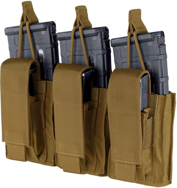 Condor Outdoor Gen 2 Triple Kangaroo Mag Pouch Coyote Brown