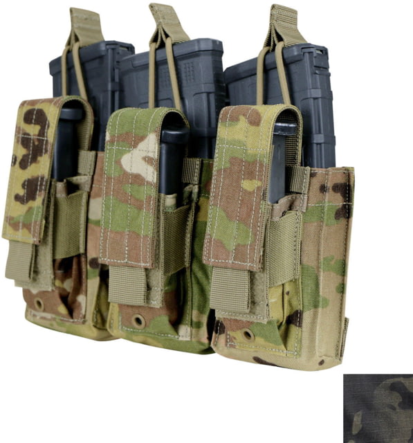 Condor Outdoor Gen2 Triple Kangaroo Mag Pouch Multicam Black - Condor Outdoor