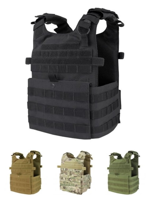 Condor Outdoor Gunner Plate Carrier, Coyote Brown, Coyote Brown, 201039-498 by USA Condor Outdoor Bulletproof Vests Plate Carriers