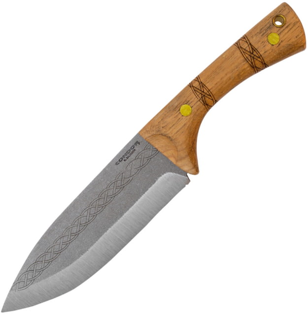 Condor Pictus Knife 6.13" natural finish 1095HC steel blade American Hickory handle - Condor Tool And Knife