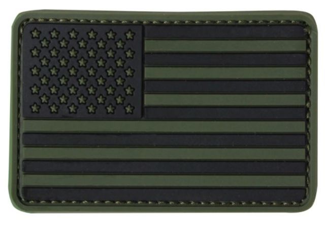 Condor Outdoor PVC US Flag Patch 6 Pc/Pack Olive Drab - Condor Outdoor