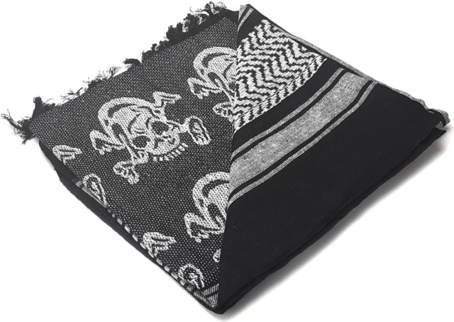 Condor Outdoor Shemagh 100percent Cotton Black/White Skull - Condor Outdoor