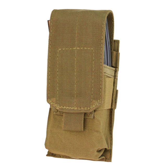 Condor Outdoor Single M4 Mag Pouch Coyote Brown - Condor Outdoor