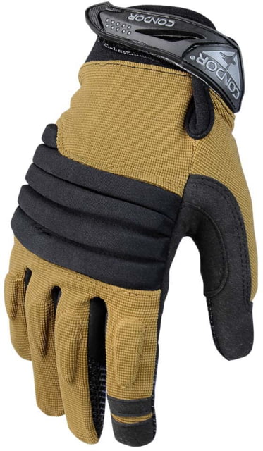 Condor Outdoor Stryker Padded Knuckle Glove Tan/Black 2XL - Condor Outdoor