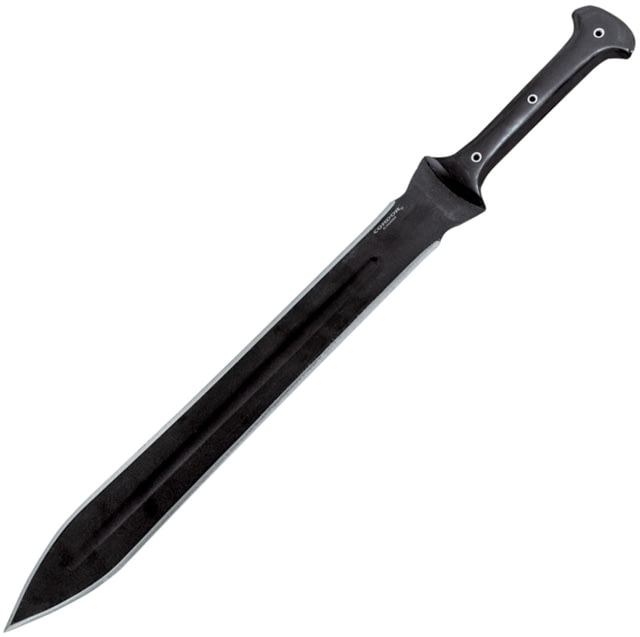 Condor Tactical Gladius Sword 18.5" black powder coated double edge 1075HC steel Black micarta handle - Condor Tool And Knife