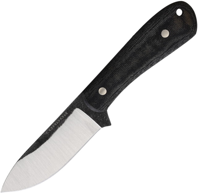 Condor Tool and Knife Ceres Fixed Blade Knife 7.25in Overall 4.63in Condor Classic 14C28N Sandvik SS Blade Black Micarta Handle Black Kydex Belt
