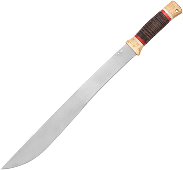 Condor Tool and Knife Country Backroads Machete by Jason Breeden 15.8in 1075 High Carbon Steel Polished Plain Blade Burnt American Hickory Handle