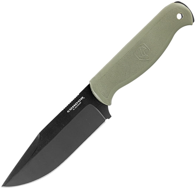 Condor Tool and Knife Fighter Fixed Blade Army Grn - Condor Tool And Knife