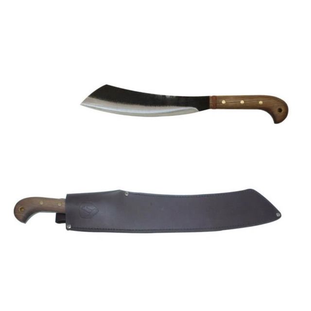Condor Tool and Knife Mini Duku Parang Machete 1075 High Carbon Steel 15 1/2in Blade Hardwood Handle