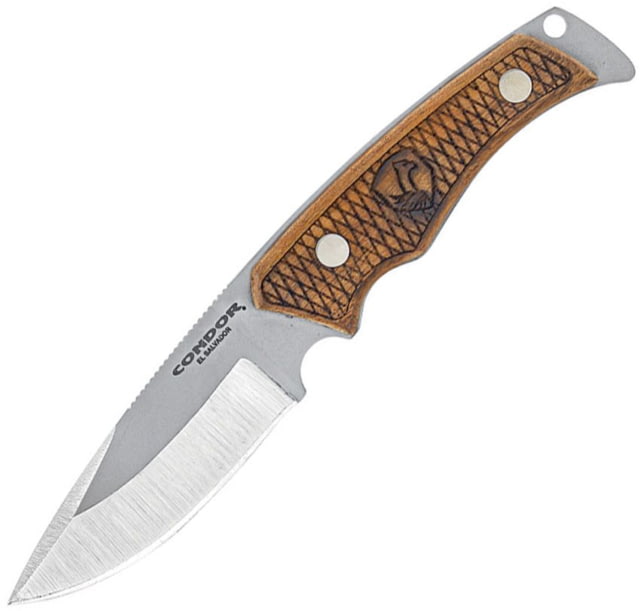 Condor Tool and Knife Condor Tool and Okavango Hunting 3.50 in Fixed Blade Knife Walnut