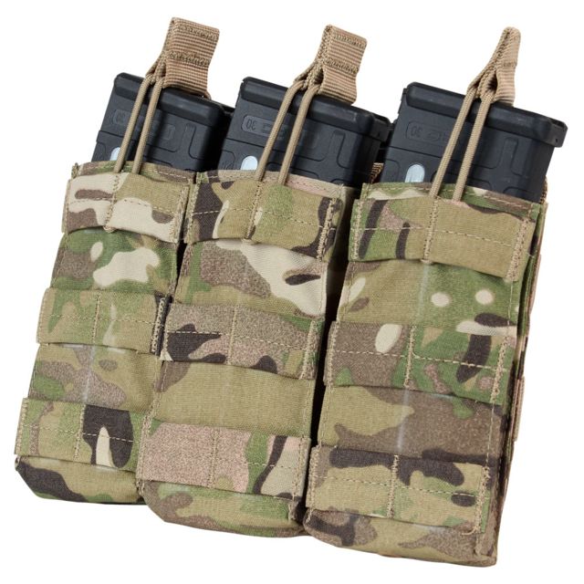 Condor Outdoor Triple M4/M16 Open Top Mag Pouch Multicam - Condor Outdoor