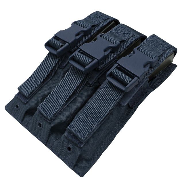 Condor Outdoor Triple MP5 Mag Pouch Navy - Condor Outdoor