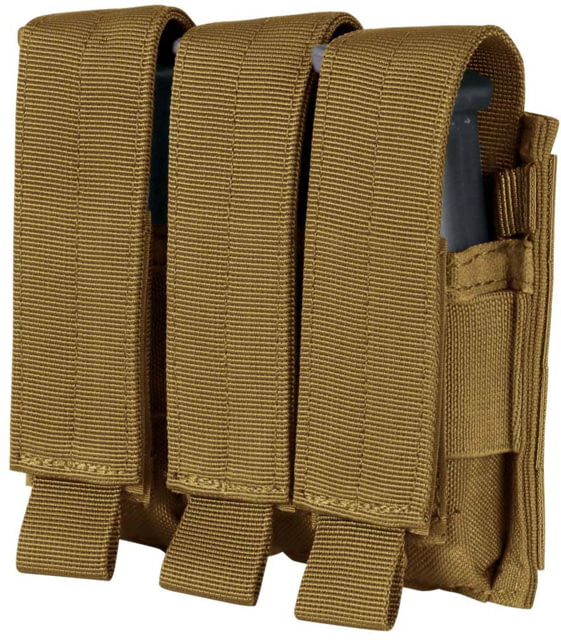 Condor Outdoor Triple Pistol Mag Pouch Coyote Brown