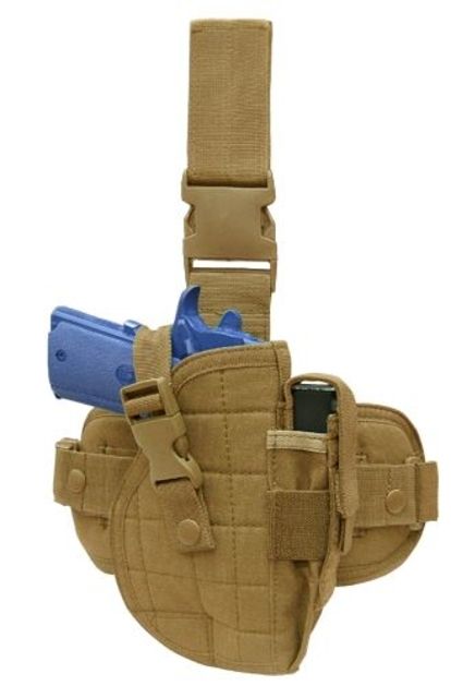 Condor Outdoor Univeral Leg Holster Coyote Brown - Condor Outdoor