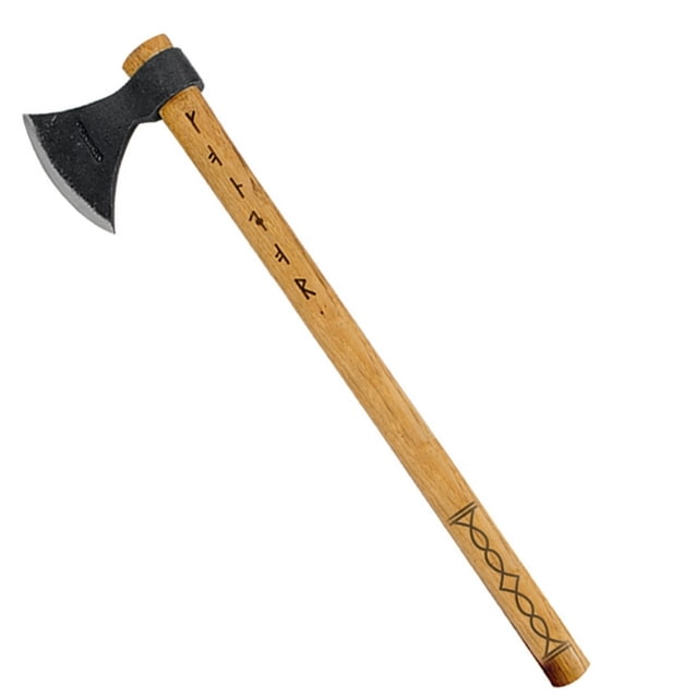 Condor Tool and Knife Valhalla Axe Series Throwing 22in Overall 4.75in Cutting Edge 5.75in 1065 Carbon Steel Axe Head American Hickory Handle