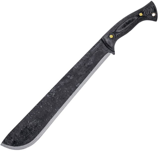 Condor Wastelander Machete Knife 12.63" natural finish 1075HC steel blade Black and white micarta handle - Condor Tool And Knife